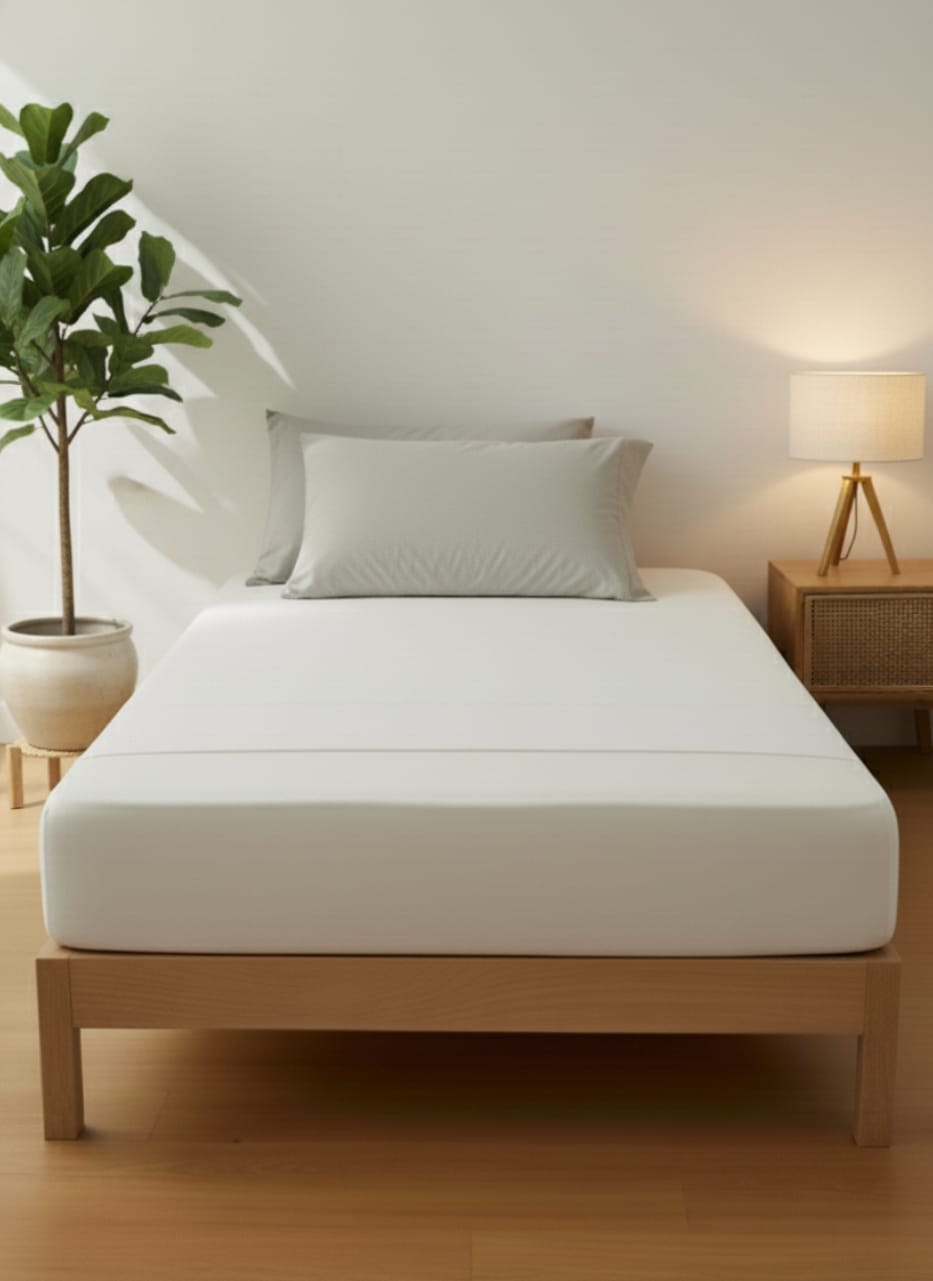 LUNA SLEEP COTTON SHEET -FLAT